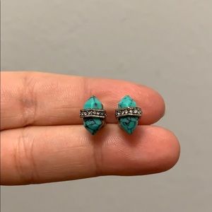 Chloe+ Isabel turquoise studs